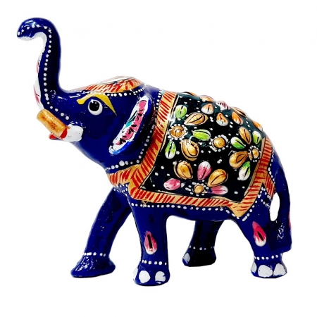 Metal Painted Elephant