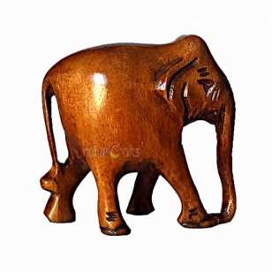 Wooden Brown Elephant - Pack of 2pc
