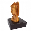 Wooden Carved Buddha on Base