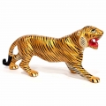 Metal Painted Tiger 9 inch Length
