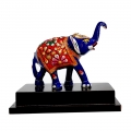 Meenakari Elephant with Base