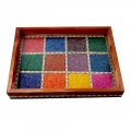 Wooden & Stone serving Tray 30cm x 23cm