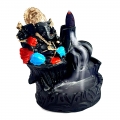 Ganesha with Smoke Backflow Cone Incense Holder 