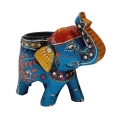 Elegant Elephant Design Candle Holder