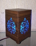 Wooden Engraved Lamp