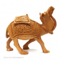 Wood Carving Camel 6 Inch Height