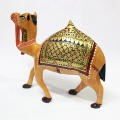 Wooden Painted Camel 4 Inch Height