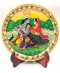 Marble Radha Krishna Painting 