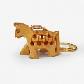Wooden Key Chain - Horse Undercut (Pack of 12pc)