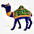 Metal Painted Camel Statue 5 inch