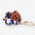 Meenakari Elephant Key ring - Pack of 6pc