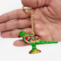 Metal Parrot Keychain - Pack of 6pc