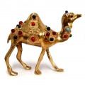 Elegant Brass Camel Statue Big