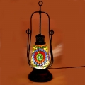 Colorful Mosaic Lantern Lamp