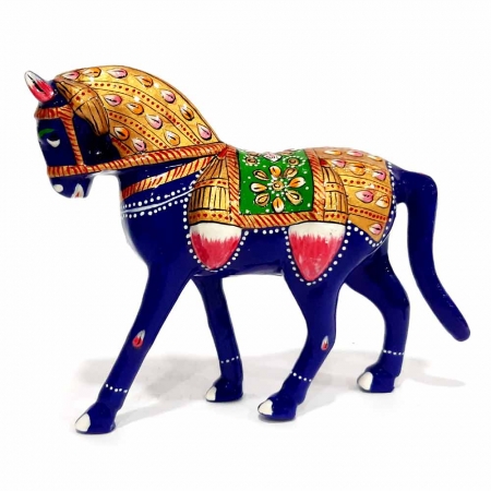 Meenakari horse statue 3 Inch Height