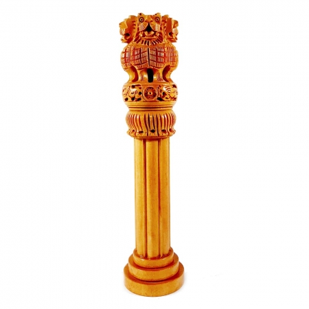 Wooden Ashoka pillar ( 25cm Height) 
