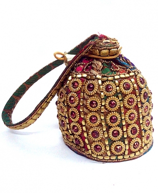 Multicolour Potli Bag