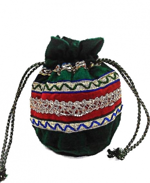 Velvet Potli Bag