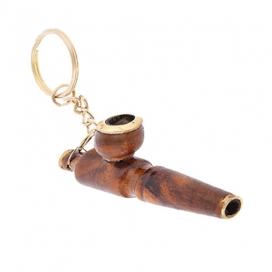 Wooden Keychain cigarette pipe
