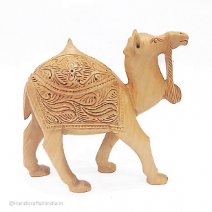 Wooden Carving Camel 5 inch Height