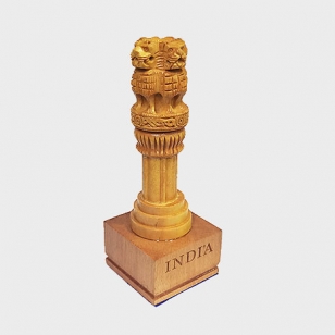 Wooden Ashoka Pillar India