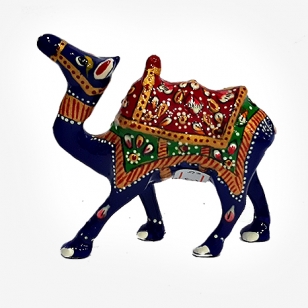 Metal Painted jhuldar Camel 3 inch