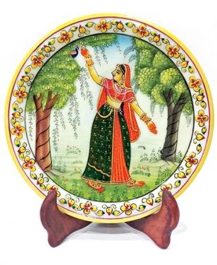 Indian Traditional Painting on Marble