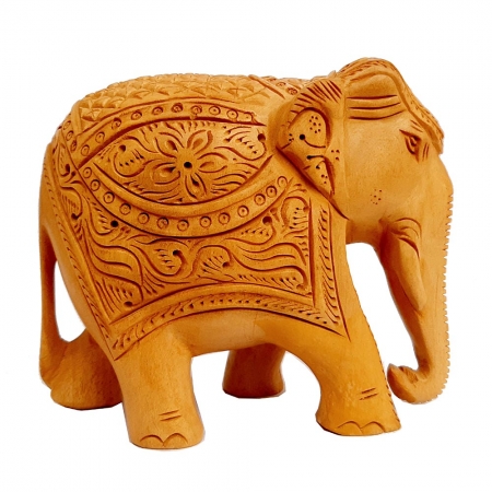 Carving Elephant 13 cm 