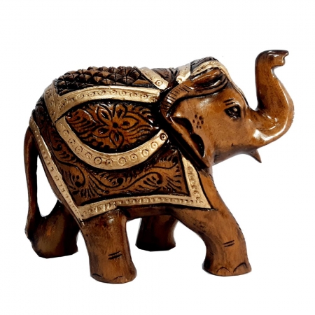 Wooden Oxidized Elephant