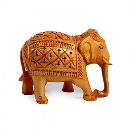 Wooden Carving Elephant Small