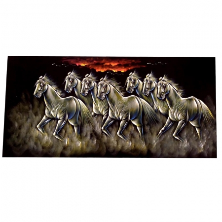 Horse Painting on Velvet