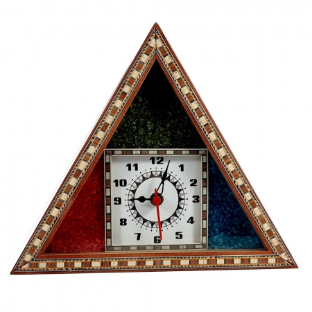 Wood & Gemstone Clock