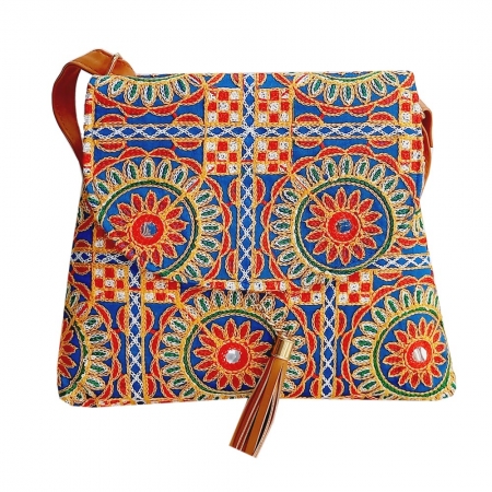 Designer Embroidered Handbag