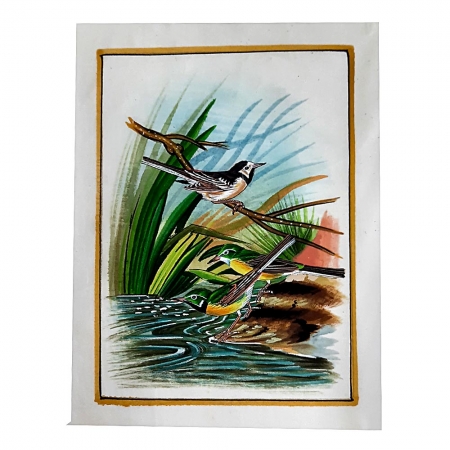 Sparrow Painting ( 20cm x 15cm )