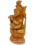 Wooden Krishna Statue