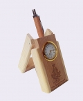 Pen Holder with Clock and Pen