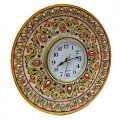 Marble Round Clock