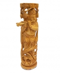 Wooden Standing Krishna Statue