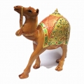 Wooden Painted Desert Camel 5 inch