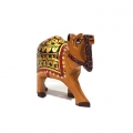 Wooden Painted Camel Statue - Pack of 2pc