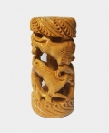 Wood Carving Showpiece 5 Inch Height