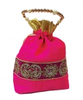 Velvet & Lace Potli Bag