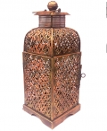Multicoloured Iron Hanging T light Holder 20 inch