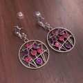 White Metal Earrings – 2756