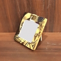 Wooden Pocket Mirror Painted - Pack of 4pc