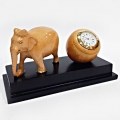 Table Top Clock with Elephant