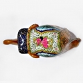 Wooden Mughal Painted Elephant Statue
