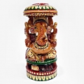 Artistically Handmade & Painted Ganesh Statue – 13cm Height