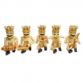 Rajasthani Musician Set - 23cm Height (Set of 5pc) 