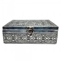 Silver Oxidised Dry Fruit Box